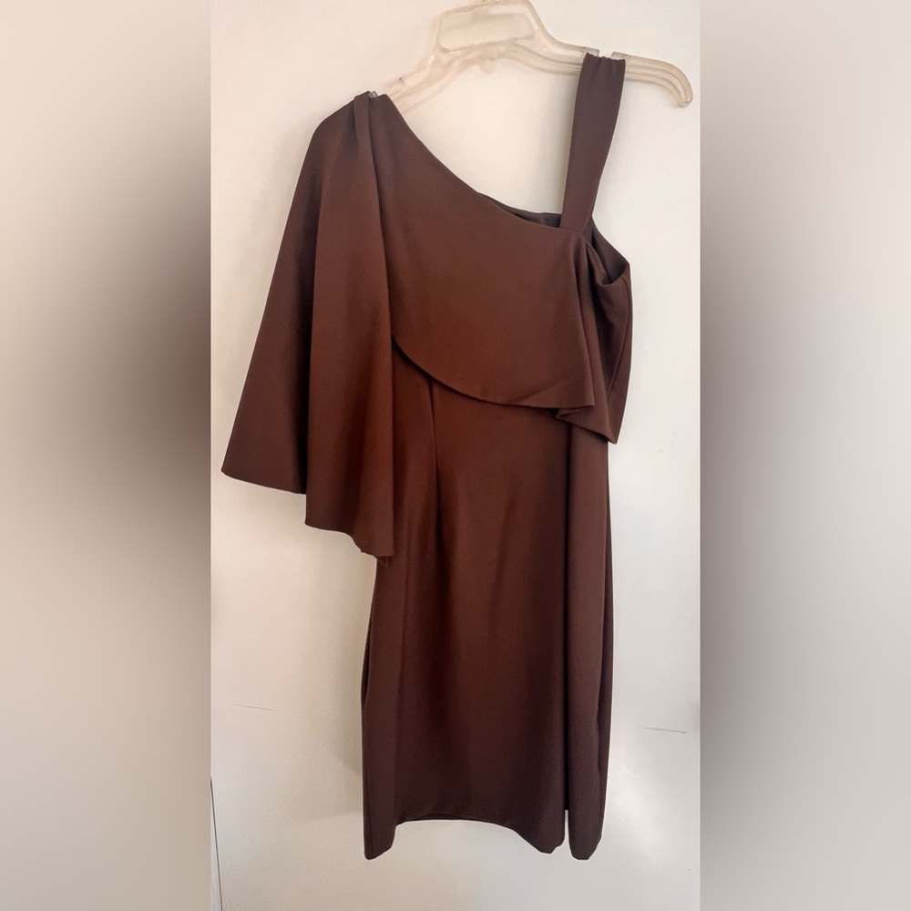 Black Halo Draped dress